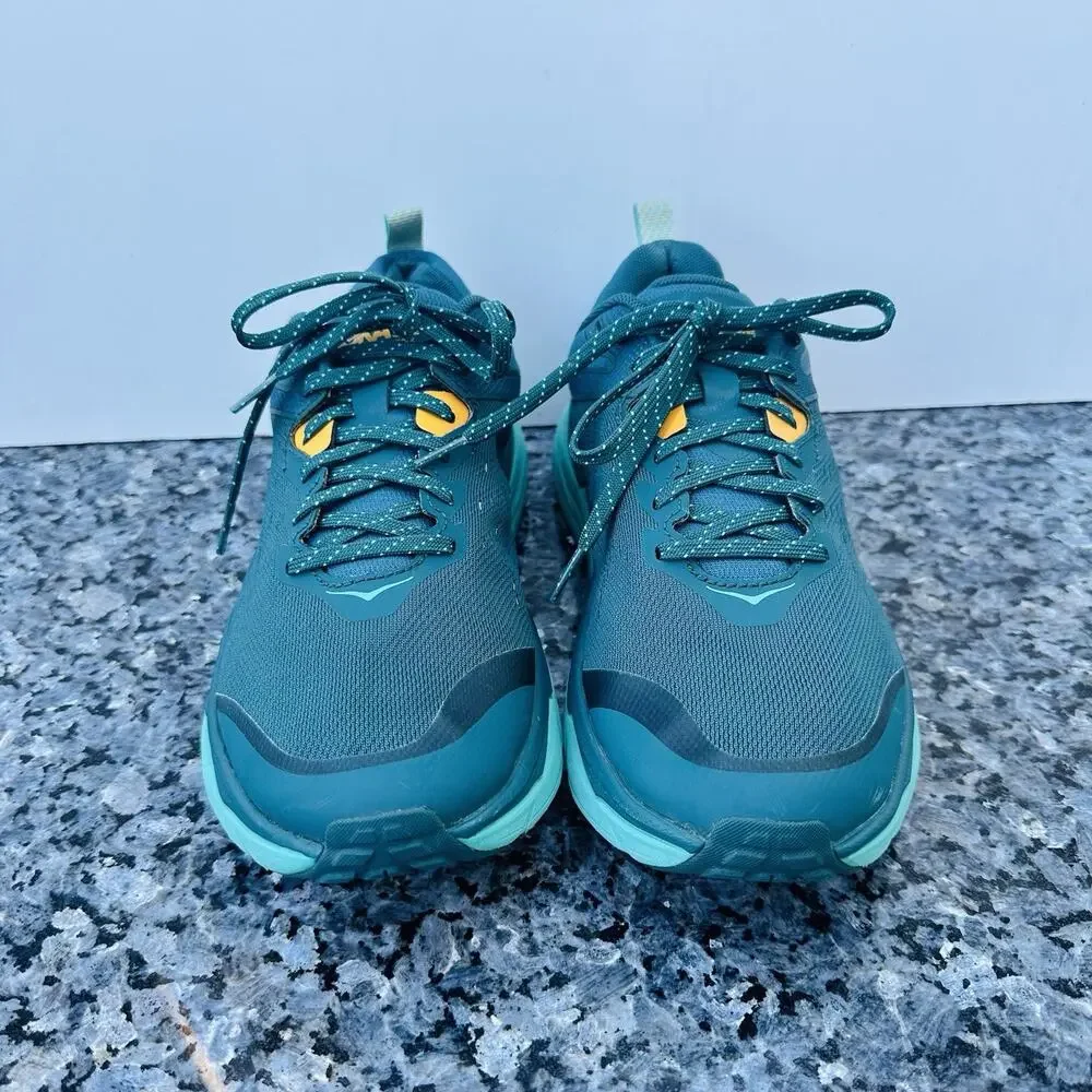 Hoka One Challenger ATR 6 Shoes Womens SZ 9.5 D Green Running Sneakers Deep Teal